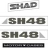 SHAD TIGA CINZA. S.48 "" AUTOCOLANTES