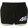 VR46 Number 46 Shorts femininos Preto L