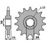 PBR Roda dentada de aço padrão 2091 - 525