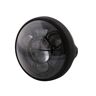 HIGHSIDER ESTILO BRITÂNICO TIPO 11 7 polegadas farol LED com TFL Preto