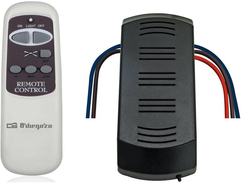 Orbegozo rcm 8250 kit comando remoto + recetor para ventoinhas de teto orbegozo