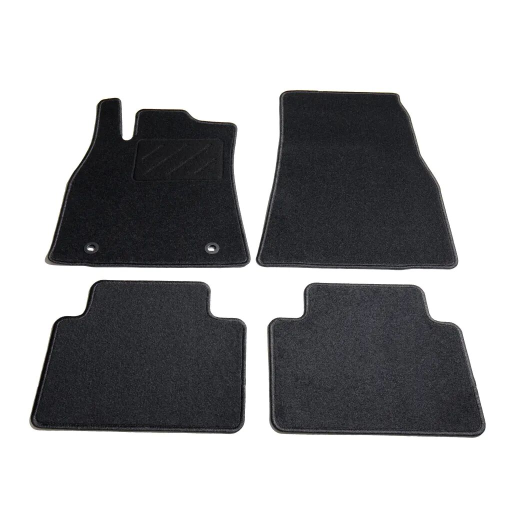 vidaXL 4 pcs conjunto tapetes de automóveis p/ Mercedes W169 classe-A