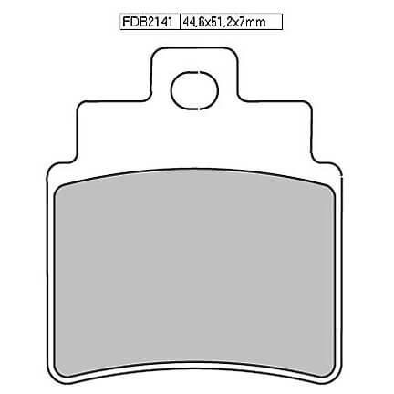 FERODO Sintered forro FDB 2141 SG