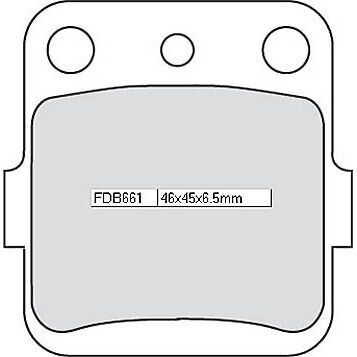 FERODO Sintered forro FDB 661 SG