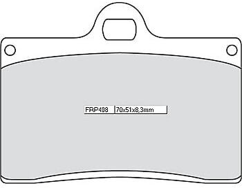 FERODO Sinter Racing frear pastilha FRP 408 XRAC