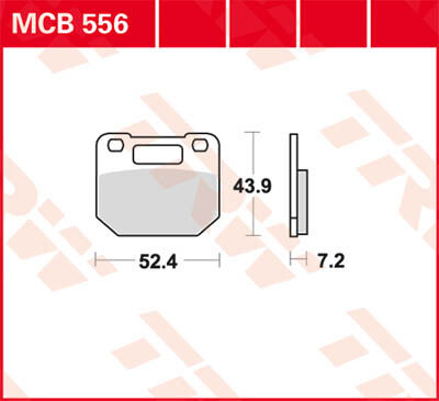 TRW Lucas Freio pastilha MCB556