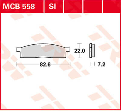 TRW Lucas Freio pastilha MCB558