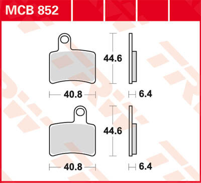 TRW Lucas Freio pastilha MCB852