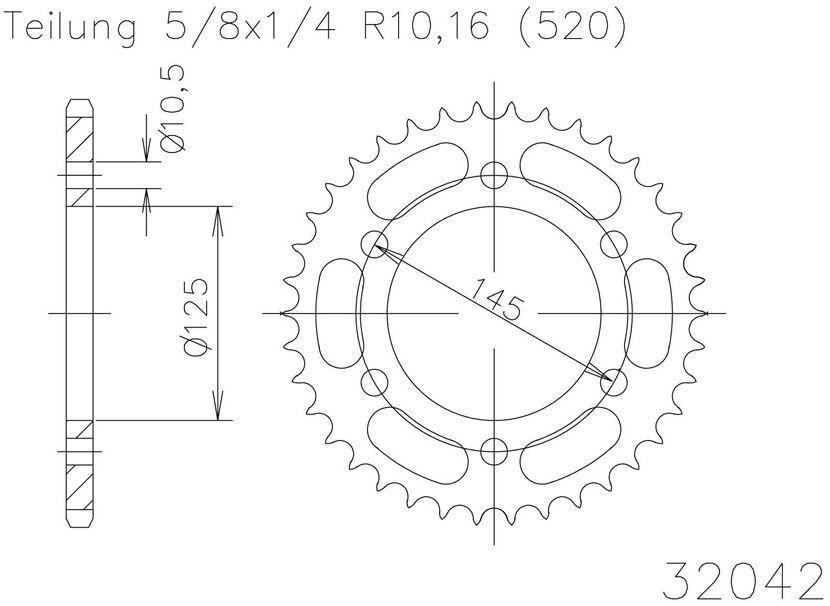 ESJOT Sprocket, 47 dentes