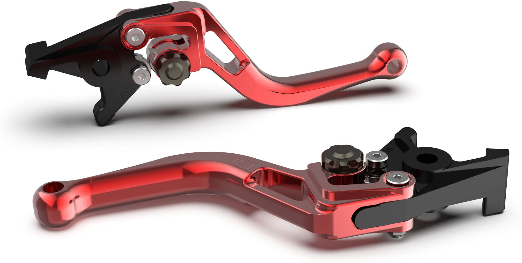 LSL Clutch lever BOW para Brembo 16 RCS, L37R, curto, vermelho/antracito