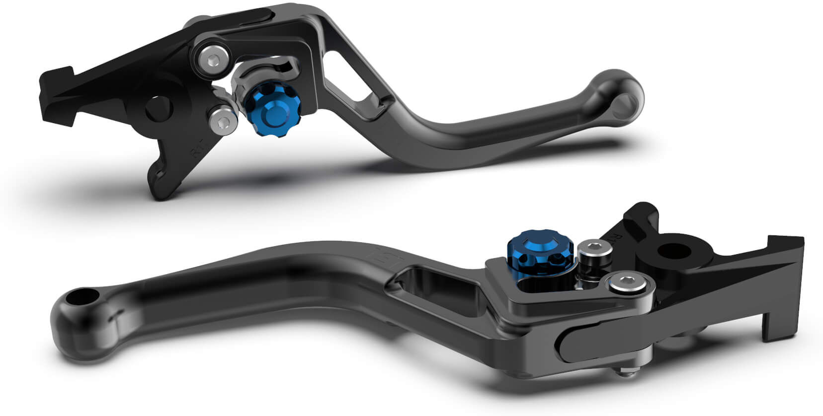 LSL Embreagem alavanca BOW para Brembo 16 RCS, L37R, curto, preto/azul