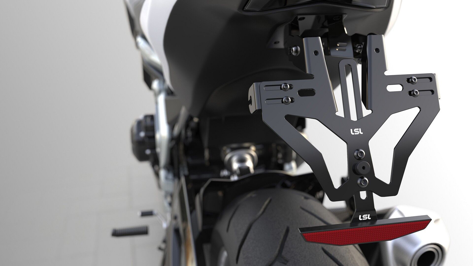 LSL MANTIS-RS para KTM 1290 SuperDuke GT 16-19, sem luz de placa