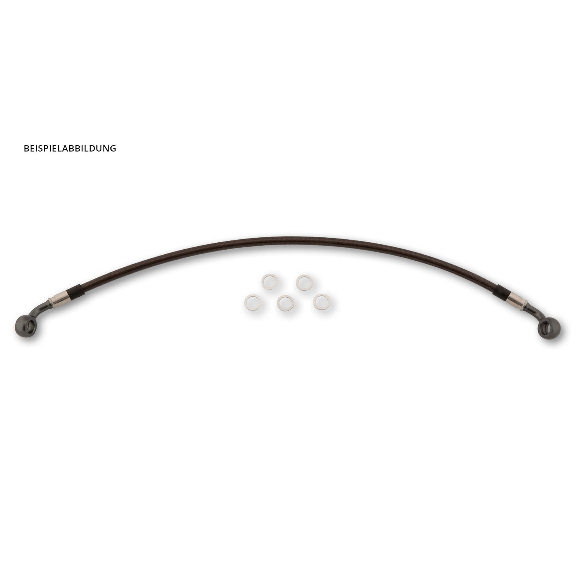 LSL Linha de freio trançada  Steel traseira, BMW 750 K 75, 92-96 (75)