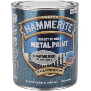 Hammerite Hammarlack silvergrå, 750 ml