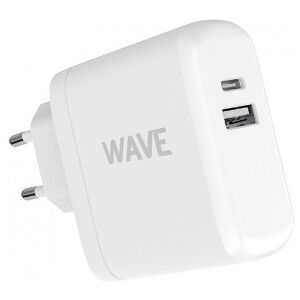 Wave Usb-C + Usb-A Laddare, 30w, 12w