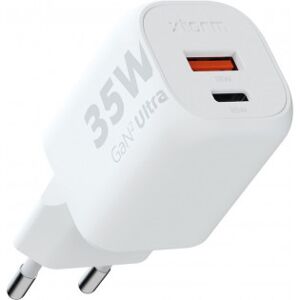 Xtorm Xec035 Gan² Ultra 35 W -Nätadapter, Usb-C / A