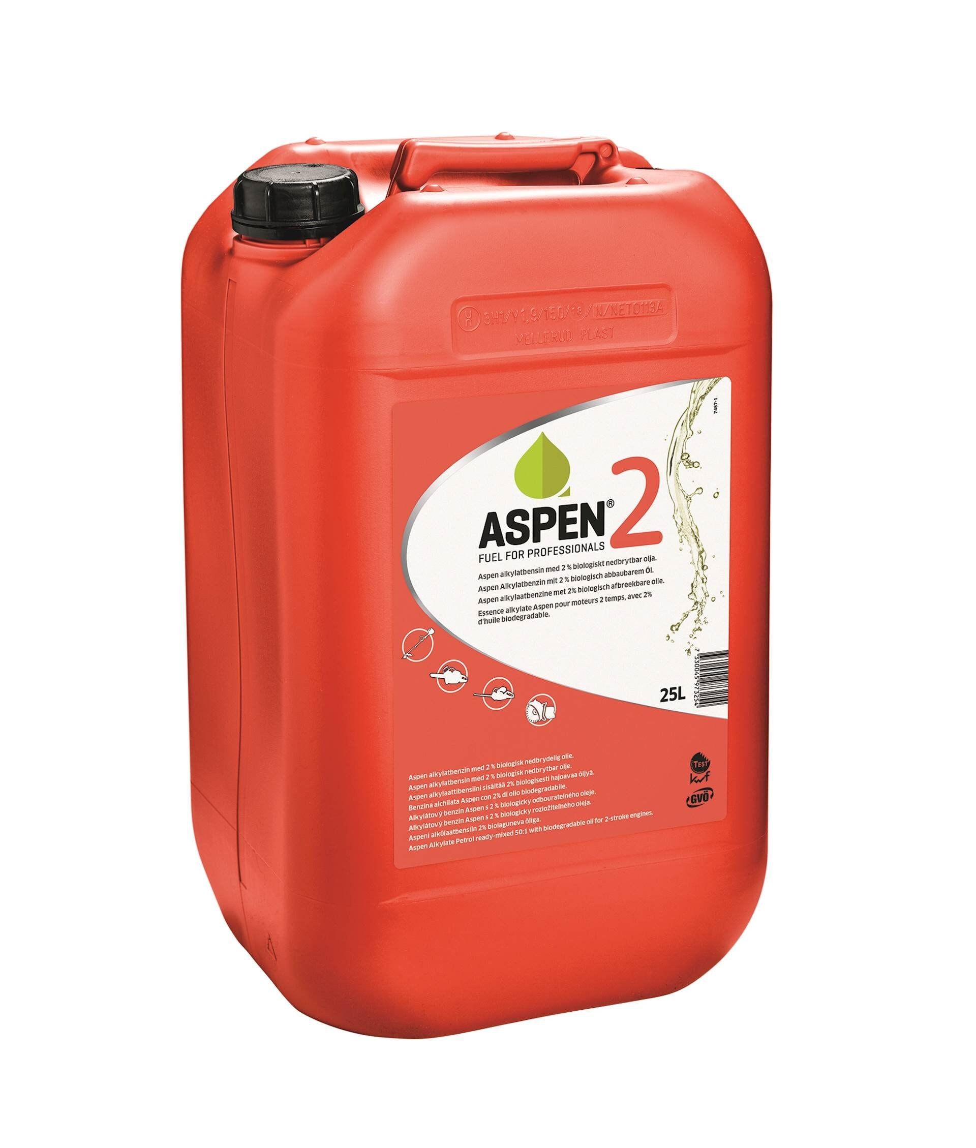 Aspen Alkylatbensin Aspen 2 2-Takt 25 Liter 12st