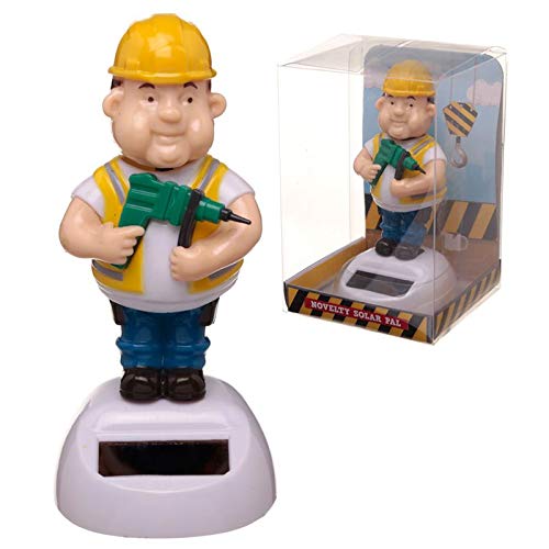 Puckator Collectable Builder Solar Powered Pal FF109