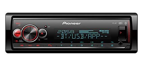 MVH-S520DAB Pioneer , 1DIN bilradio med RDS och DAB+, RGB-belysning, tysk menynavigering, Bluetooth, USB, iPod/iPhone direktstyrning, handsfree, Smart Sync