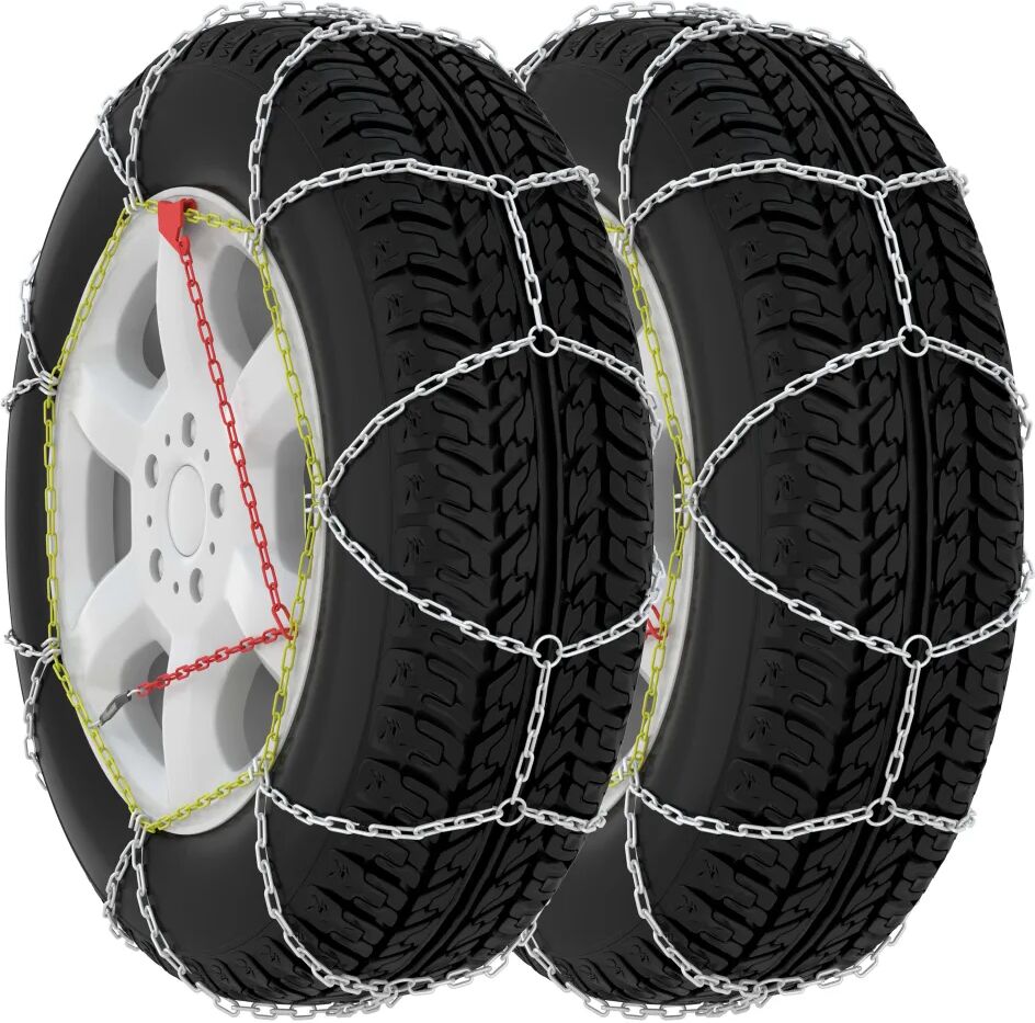 vidaXL Snehové reťaze na pneumatiky 2 ks 16 mm, SUV 4x4, veľkosť 400