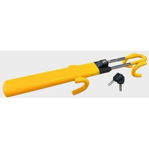 Streetwize Double Hook Steering Wheel Lock - Yellow, Yellow One Size