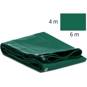 Wiesenfield Tarpaulin - with eyelets - 600 x 400 cm - PVC - 650 g/m² WIE-PVC-4-6