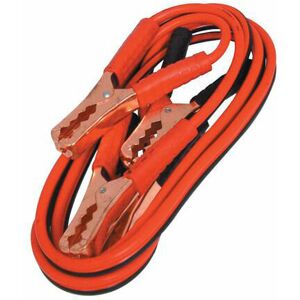 Loops - 2.2m Jump Leads Car Starting Cables Spring Loaded Connectors