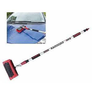 NEILSEN Water Fed Brush 2m Telescopic Extending Car Motorhome Caravan Window Cleaning