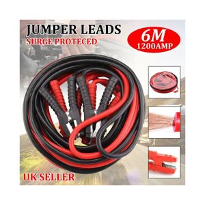 Unbranded Jump Leads Heavy Duty Car Van Starter Booster Cables 6M 1200AMP Bat