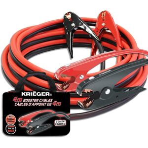 K KRIËGER Battery Jump Leads, 4 Meters, 35mm2, 800Amp Heavy Duty Booster Cables for Petrol