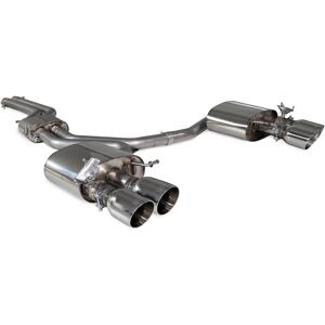 Scorpion Exhausts Scorpion Car Exhaust Half System (Resonated) Polished Daytona - Audi S4 B9 Quattro 3.0T V6 Avant Saloon/Sedan (Non GPF Model) 2017 - 2019