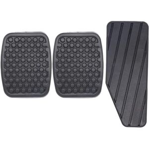 Ajhjet Pedal Pads Covers 49451-60B00 49751-79001 Car Rubber Brake Clutch Pedal Feet Pad For Daewoo For Matiz For Tico 1995 1996 1997-2010 Accelerator Cover Replacement Car Brake Vehicle Pedal(3Pc)