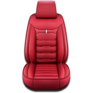 VUXLZDOM Car Seat Cover Sets for-Audi S3 2017, Waterproof Nonslip Dustproof Washable Full Surround Leather Interior Accessories,Redstyle