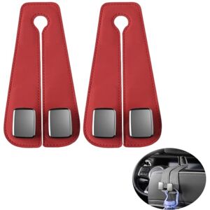 HNZZT Car Seat Back Double Hook for BMW Serie 2 Series 2er F45 / F46 / U06 Active Tourer/Gran Tourer, Foldable Hidden Car Seat Headrest Hook Universal Car Back Seat Headrest Hanger,Red