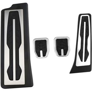 Bohho Nonslip Pedal Cover For BMW 3 Series G20 G21 2020 2021 2022 Accelerator Gas Brake Pedal Foot Rest Pedal Cover Pads AT Car Pedals Accessories Accelerator Brake Pedal(MT with rest)