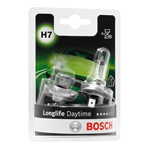 1987301416 Bosch H7 (477) Longlife Daytime Headlight Bulbs - 12 V 55 W PX26d - 2 Bulbs, Long-life