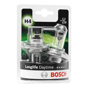 1987301415 Bosch H4 (472) Longlife Daytime Headlight Bulbs - 12 V 60/55 W P43t - 2 Bulbs