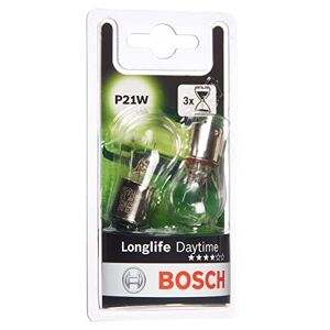1 987 301 050 Bosch P21W (382) Longlife Daytime Car Light Bulbs - 12 V 21 W BA15s - 2 Bulbs
