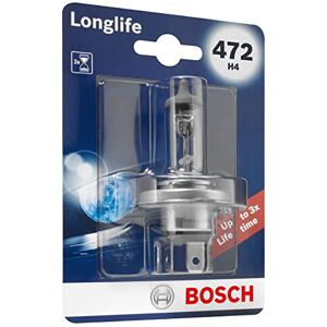 1987301631 Bosch 472 (H4) Longlife Headlight Bulb - 12 V 60/55 W P43t - 1 Bulb