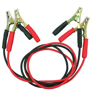 Sakura Booster Cables Jump Start Leads BC1A20 - 120 Amp 2 m Colour Coded Clamp - For Cars And Small Vehicles Up To 1.2L/1200CC - Flat Battery, Red/Black