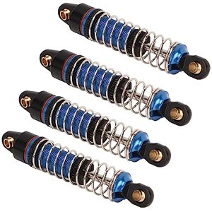 Generic RC Car Shock Absorbers, 4Pcs RC Shock Absorbers Replacement for 1/18 RC Car (Blue)