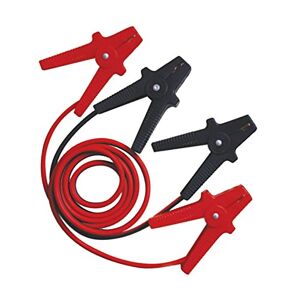 XtremeAuto&#174; Positive and Negative 12ft Battery Jump Leads Booster Cables - Red Black - Includes Sticker (10mm 7ft)