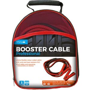 Simply SP600 Professional Jump Booster Cable, 3M, 600AMP