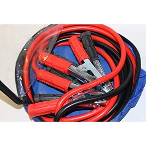 EQUIP247UK HEAVY DUTY BATTERY JUMP LEADS BOOSTER CABLES INC *CASE* (600 AMP - 3M)