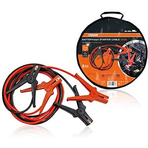 OSRAM Starter Cable 300 A, Jump Leads for Petrol & Diesel Engines, 6/12 V, OSC160, Jumper Cable for ≤3.5 L Engines, Copper-Coated Aluminium, 3 m