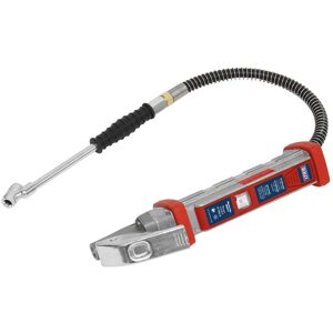 Sealey SA371 Tyre Inflator 0.5m Hose with Twin Push-On Connector