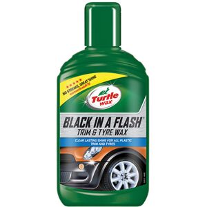 Turtle Wax 52812 Black in a Flash Trim &amp; Tyre Wax 300ml