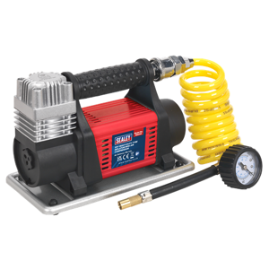 Sealey Tyre Inflator/Mini Air Compressor 12V Heavy-Duty