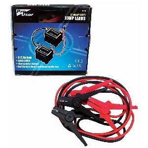 Pro User 8' Jump Leads With Heavy Duty Clamps