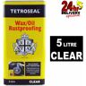 Tetroseal Wax/Oil - Clear 5L